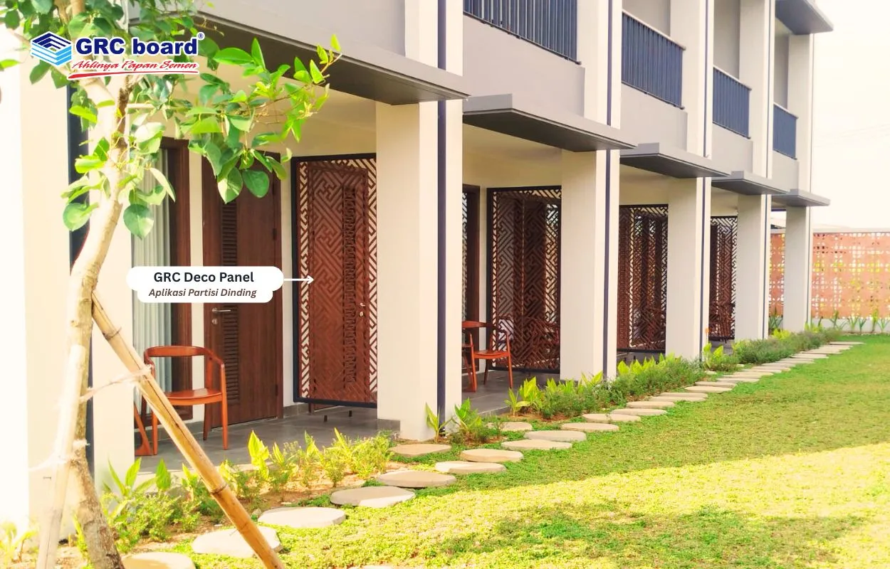 Meningkatkan Estetika Resort di Bogor dengan Partisi Panel Dekoratif GRC board